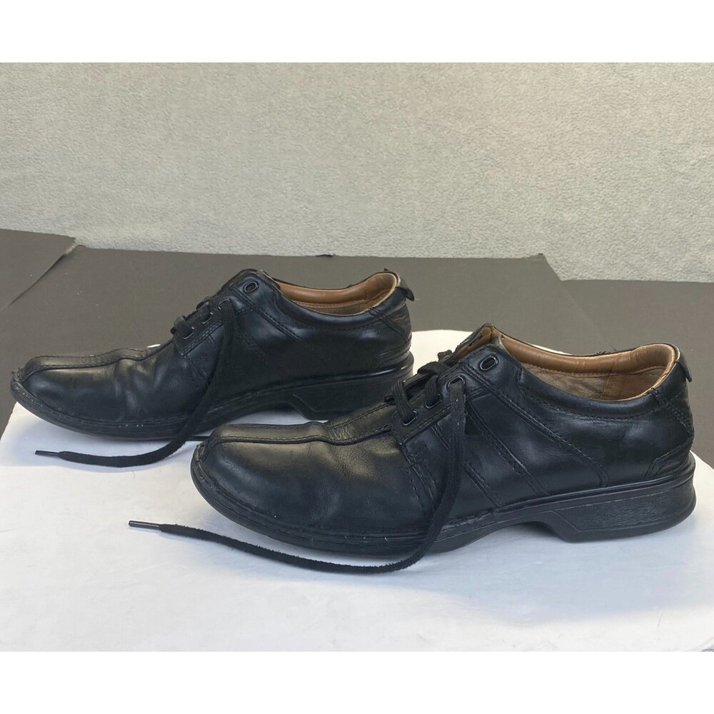 Clarks Collection Casual Shoes Men's Size 10 Black Lace Up 14885,Comfort